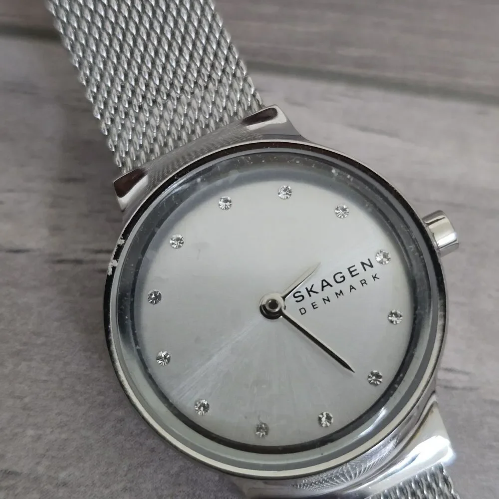 Skagen Freja Lille Womens Watch 50mm Stainless Steel Silver Mesh SKW2715 Classic